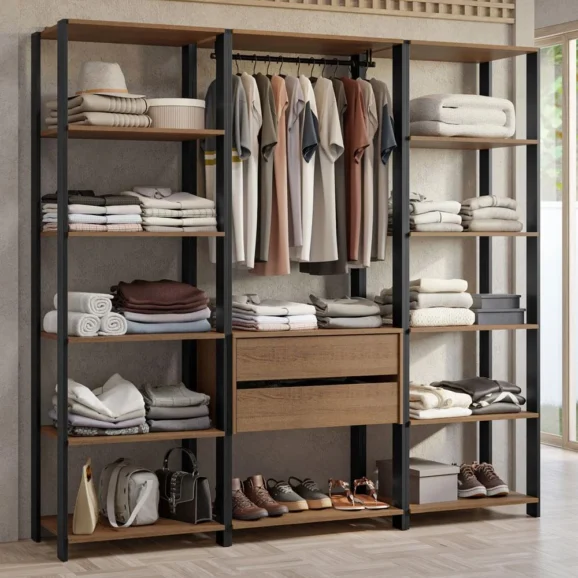 7 Dicas Infalíveis para um Closet Funcional! 1 guarda roupa