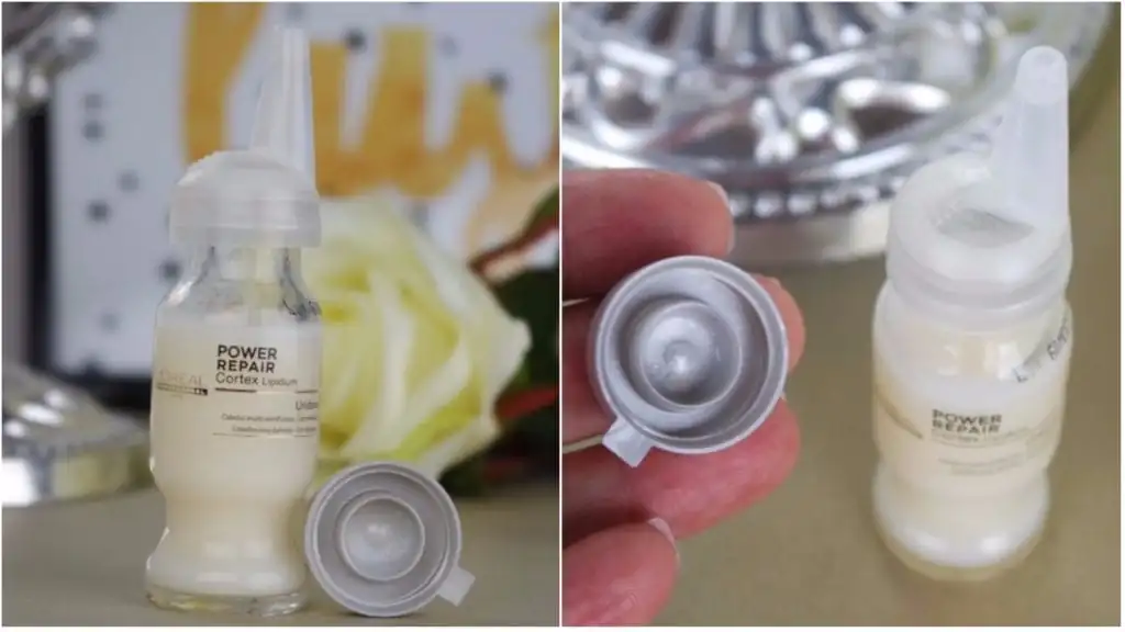 Ampola Power Repair da L'Oréal: RESENHA! 4 ampola loreal cortex lipidium conta gota blog da ana