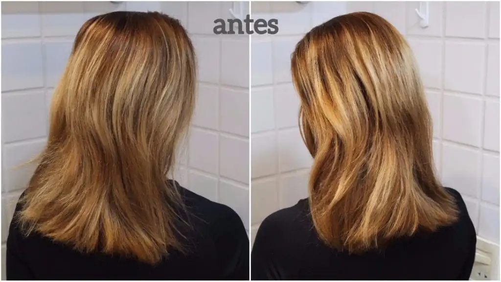 Ampola Pro Fiber Reconstruct da L'Oréal: RESENHA! 8 ampola antes e depois blog da ana